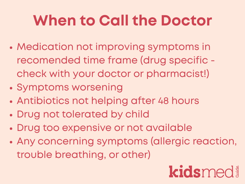 When to call the doctor