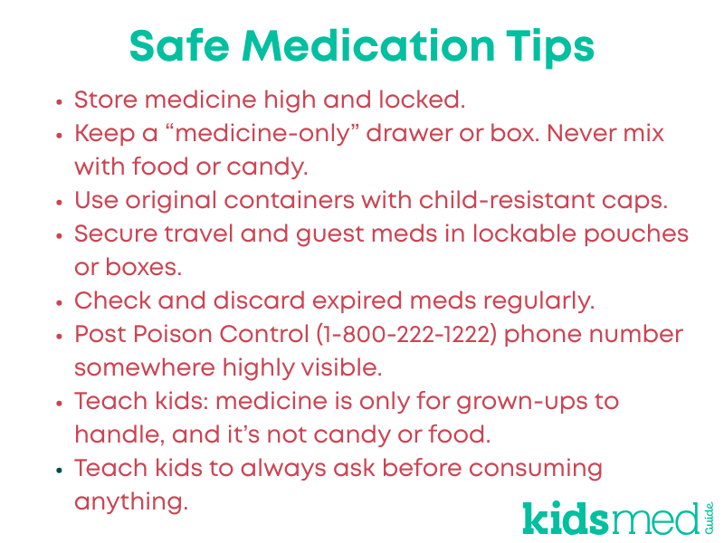Safe Storage of Medications During Holiday Candy Season