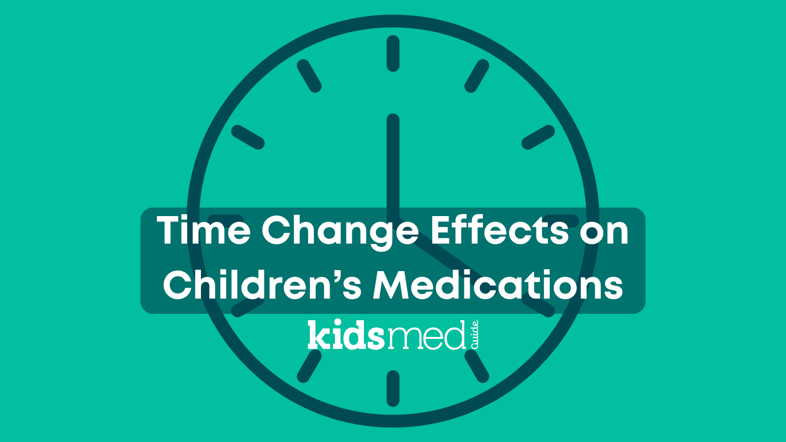 Time Change Effects on Children’s Routines and Medications